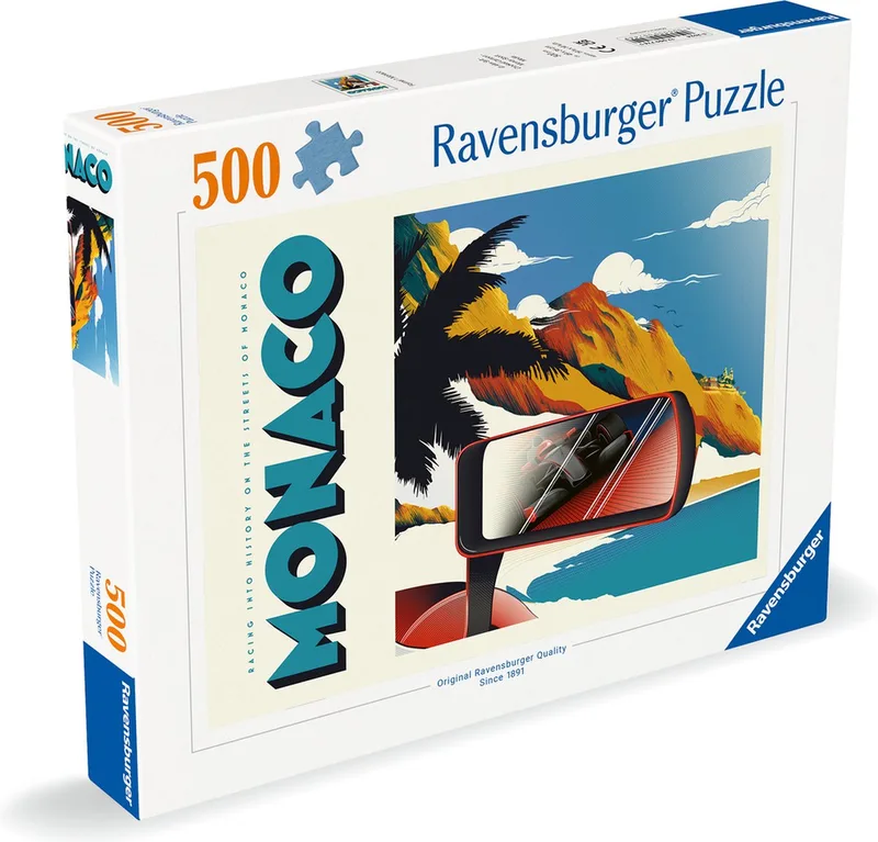puzzel Formule 1 Monaco - Legpuzzel - 500 stukjes van Ravensburger, editie Meerkleurig – doos