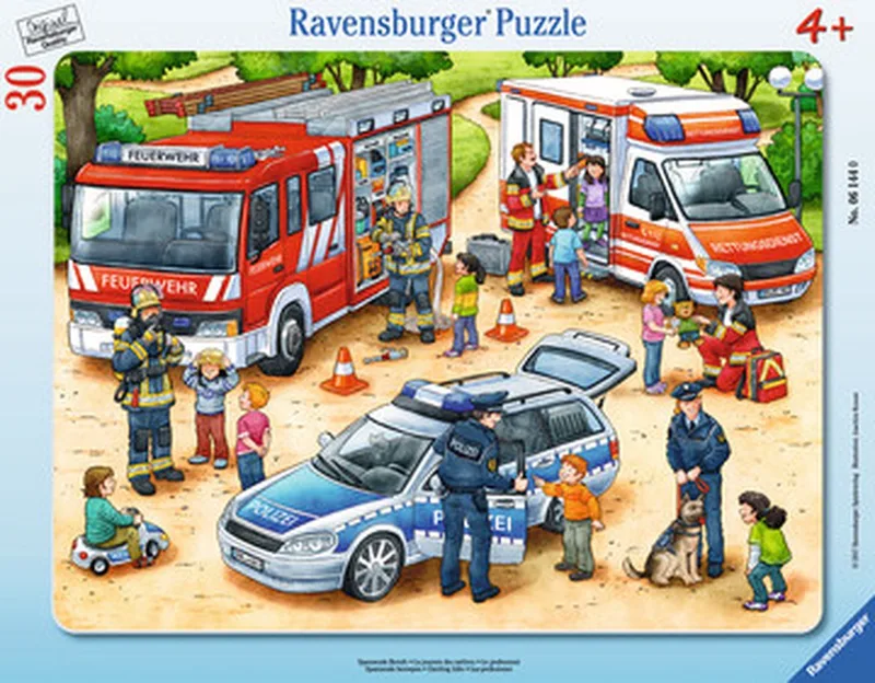 Puzzel Framepuzzel Spannende Beroepen - 30 stukjes - Kinderpuzzel from Ravensburger, Multicolour edition – box
