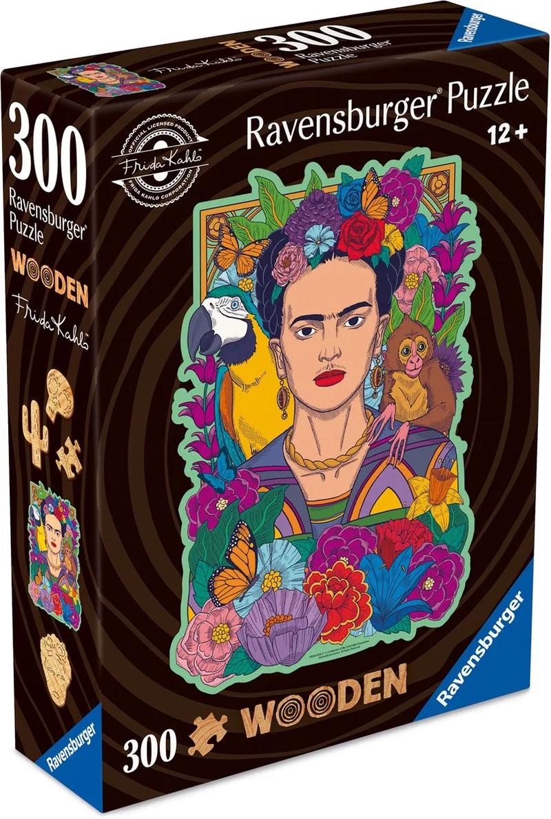 puzzel Frida Kahlo - Legpuzzel - 300 stukjes de Ravensburger, édition Multicolore – boîte