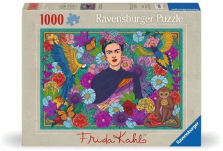 puzzel Frida Kahlos Paradise - Legpuzzel - 1000 stukjes de Ravensburger, édition Multicolore – boîte 1 sur 3