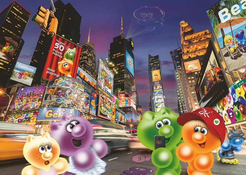 puzzel Gelini am Time Square - 1000 stukjes. de Ravensburger, édition Multicolore – boîte 2 sur 2