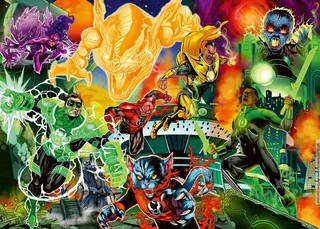 puzzel Green Lantern 1000 stukjes - film merchandise. de Ravensburger, édition Multicolore – boîte 1 sur 2