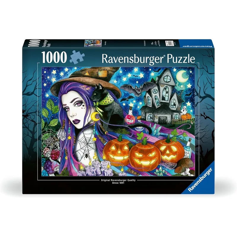 puzzel Halloween - 1000 stukjes. van Ravensburger, editie Meerkleurig – doos