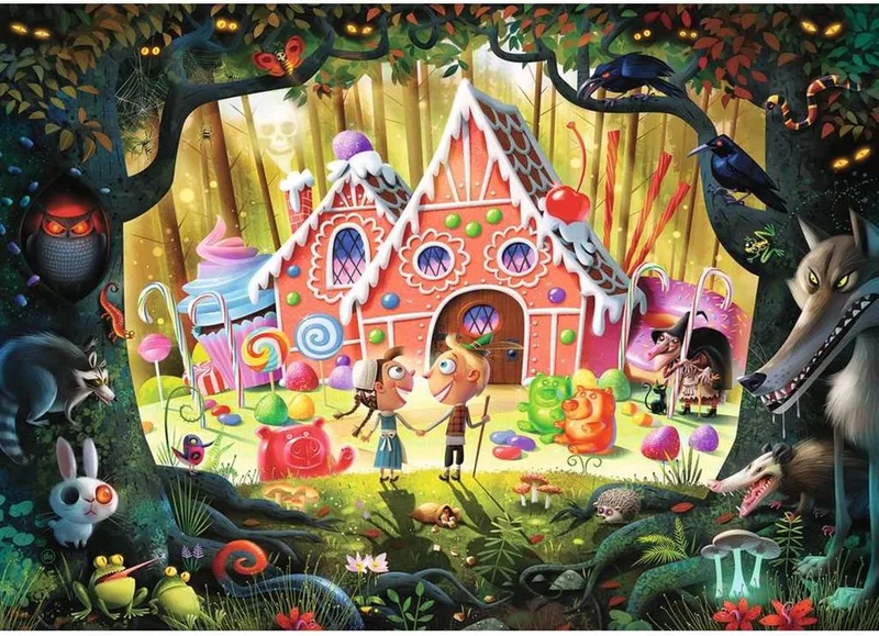 puzzel Hans en Grietje pas op! - Legpuzzel - 1000 stukjes de Ravensburger, édition Multicolore – boîte