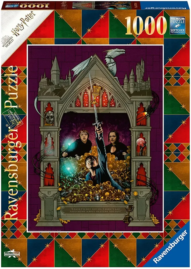 puzzel Harry Potter 8 - legpuzzel - 1000 stukjes van Ravensburger, editie Meerkleurig – doos 2 van 2