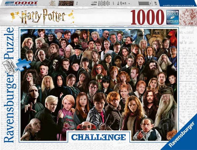 puzzel Harry Potter Challenge - Legpuzzel - 1000 stukjes de Ravensburger, édition Multicolore – boîte