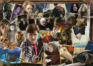 puzzel Harry tegen Voldemort - Legpuzzel - 1000 stukjes von Ravensburger, Ausgabe Mehrfarbig – Schachtel 1 von 2