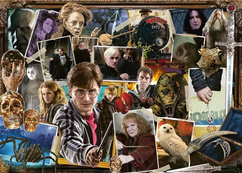 puzzel Harry tegen Voldemort - Legpuzzel - 1000 stukjes von Ravensburger, Ausgabe Mehrfarbig – Schachtel 1 von 2