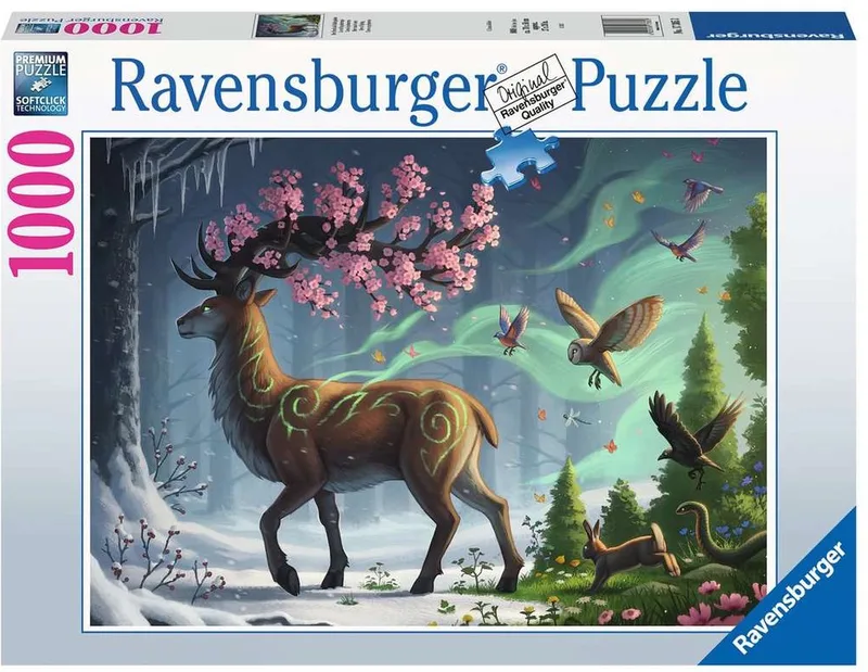 puzzel Hert van de lente - Legpuzzel - 1000 stukjes van Ravensburger, editie Meerkleurig – doos