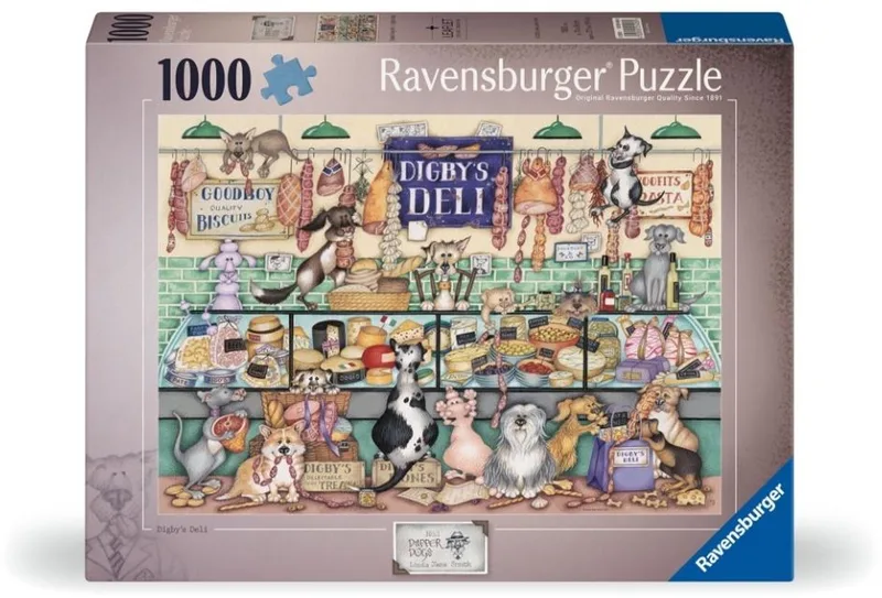 Puzzel Honden 1000 Stukjes van Ravensburger, editie Multi-coloured – doos