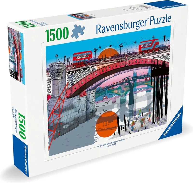 puzzel I am London - Legpuzzel - 1500 stukjes van Ravensburger, editie Meerkleurig – doos
