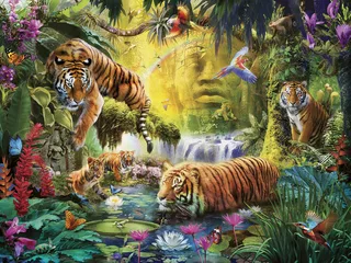 puzzel Idyll at the Water Hole - 1500 stukjes legpuzzel. from Ravensburger, Multicolour edition – box 2 of 2