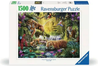 puzzel Idyll at the Water Hole - 1500 stukjes legpuzzel. from Ravensburger, Multicolour edition – box 1 of 2