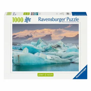 puzzel Jokulsarlon IJsland - 1000 stukjes landschap. de Ravensburger, édition Multicolore – boîte 1 sur 2