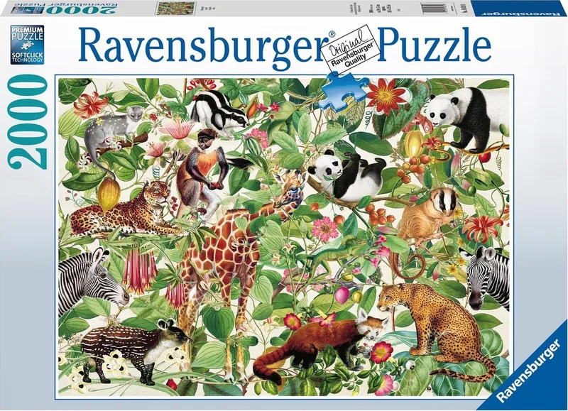 puzzel Jungle - Legpuzzel - 2000 stukjes from Ravensburger, Multicolour edition – box