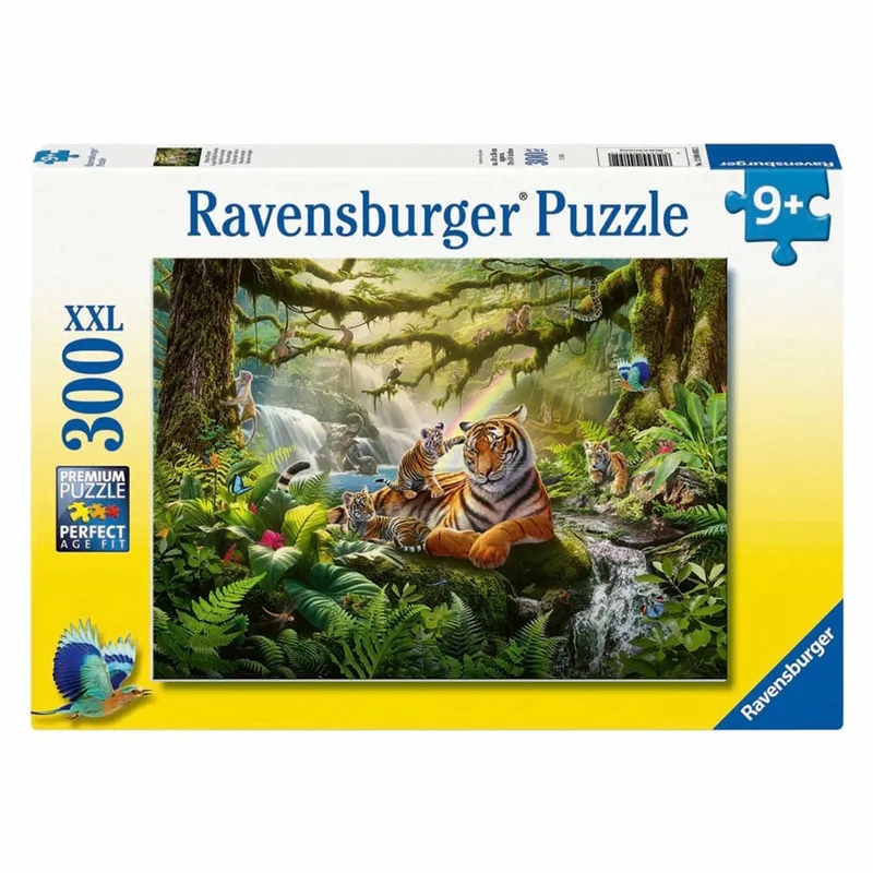 puzzel Jungle Wildlife Wonders - Legpuzzel - 300 XXL stukjes van Ravensburger, editie Meerkleurig – doos 1 van 2