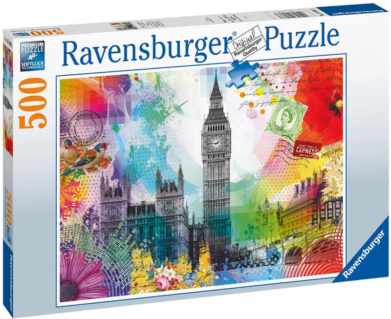 puzzel Kaartje uit Londen - Legpuzzel - 500 stukjes from Ravensburger, Multicolour edition – box