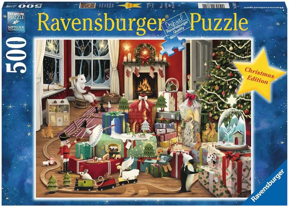 puzzel Kersttijd - Legpuzzel - 500 stukjes von Ravensburger, Ausgabe Mehrfarbig – Schachtel