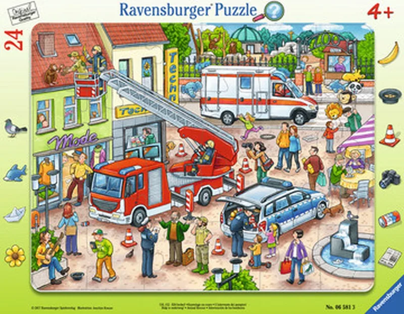 puzzel kinderpuzzel 24 stukjes Eilt herbei! educatief. from Ravensburger, Multicolor edition – box