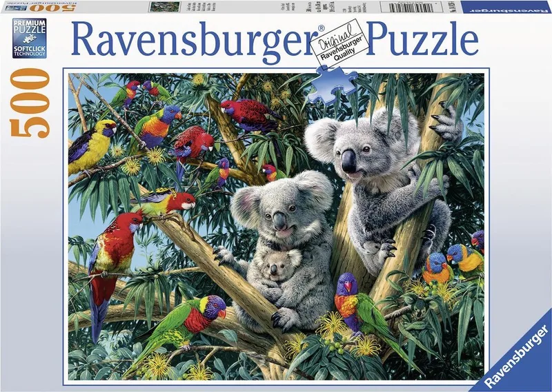 puzzel Koalas in de boom - legpuzzel - 500 stukjes from Ravensburger, Multicolour edition – box