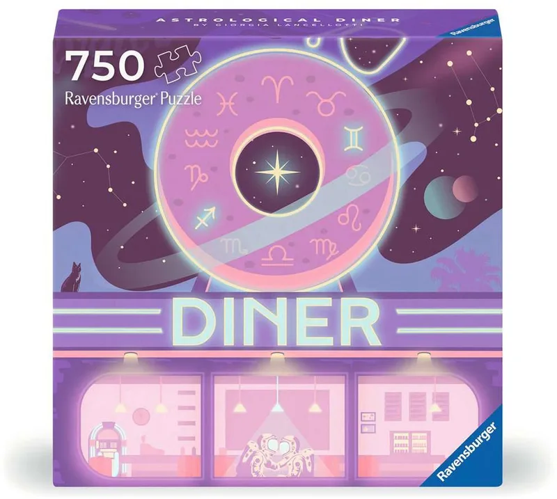 puzzel kunst astrologisch diner 750 stukjes Art & Soul. from Ravensburger, Multicolour edition – box