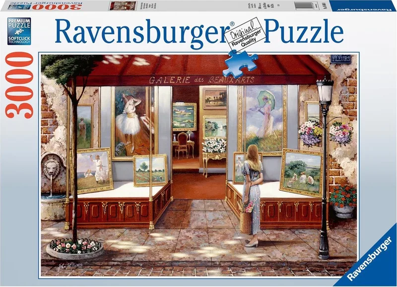 puzzel Kunstgalerie - Legpuzzel - 3000 stukjes van Ravensburger, editie Meerkleurig – doos