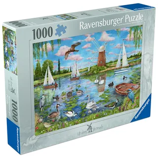 puzzel kustlandschap - 1000 stukjes legpuzzel volwassenen. van Ravensburger, editie Meerkleurig – doos 3 van 3