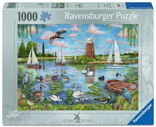 puzzel kustlandschap - 1000 stukjes legpuzzel volwassenen. van Ravensburger, editie Meerkleurig – doos 1 van 3