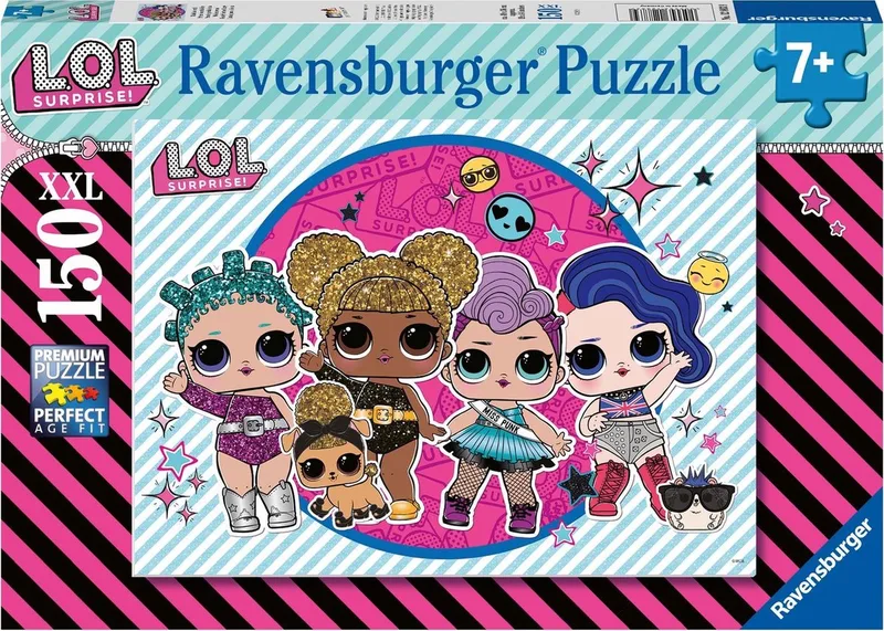 puzzel L.O.L. Suprise - Legpuzzel - 150 stukjes van Ravensburger, editie Meerkleurig – doos