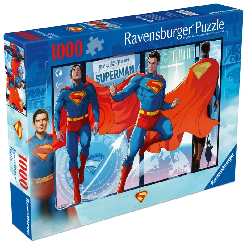 le leader européen du puzzle Puzzle Superman - 1000 pièces de Ravensburger, édition Multicolore – boîte 2 sur 2