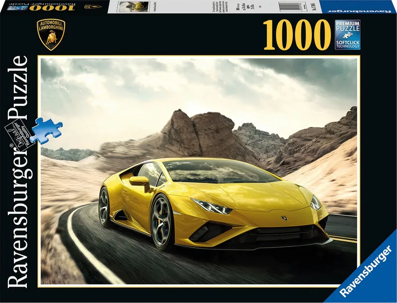 puzzel Lamborghini Hurracán EVO RWD - Legpuzzel - 1000 stukjes von Ravensburger, Ausgabe Mehrfarbig – Schachtel