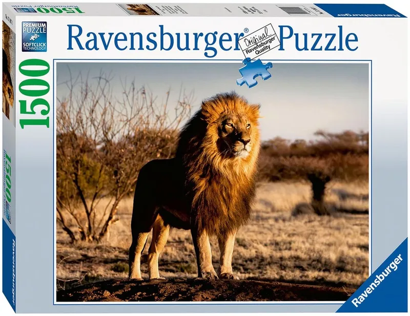 puzzel Leeuw - Legpuzzel - 1500 stukjes de Ravensburger, édition Multicolore – boîte