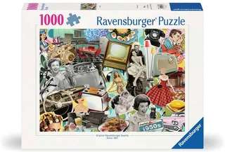 puzzel legpuzzel jaren 50 - 1000 stukjes vintage. from Ravensburger, Multicolour edition – box 1 of 2