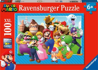 puzzel Let's-a-go ! Super Mario - Legpuzzel - 100 XXL stukjes von Ravensburger, Ausgabe Mehrfarbig – Schachtel 1 von 2