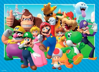 puzzel Let's-a-go ! Super Mario - Legpuzzel - 100 XXL stukjes von Ravensburger, Ausgabe Mehrfarbig – Schachtel 2 von 2