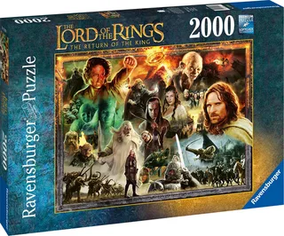 puzzel Lord of the rings: Return of the King - Legpuzzel - 2000 stukjes van Ravensburger, editie Meerkleurig – doos 1 van 3