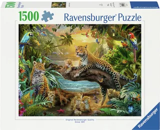 puzzel Luipaarden in de jungle - Legpuzzel - 1500 stukjes from Ravensburger, Multicolour edition – box 1 of 2