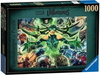 puzzel Marvel Villainous - Legpuzzel - 1000 stukjes de Ravensburger, édition Hela – boîte 2 sur 2