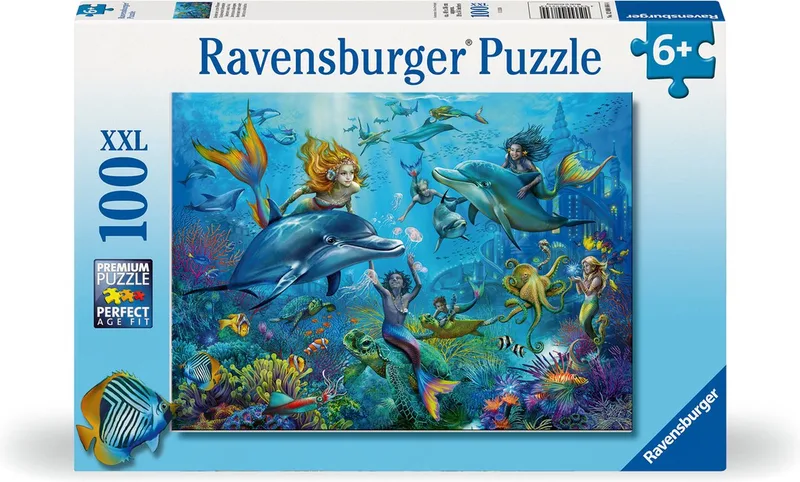 puzzel Mermaid - Legpuzzel - 100 XXL stukjes from Ravensburger, Multicolour edition – box 1 of 2