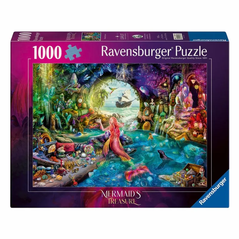puzzel Mermaid's Treasure - Legpuzzel - stukjes from Ravensburger, Multicolour edition – box