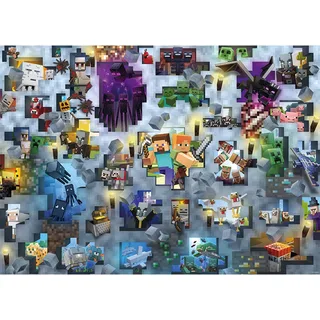 puzzel Minecraft - 1000 stukjes legpuzzel. van Ravensburger, editie Meerkleurig – doos 2 van 3