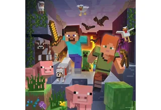 puzzel Minecraft Biomes - Legpuzzel - 3x49 stukjes from Ravensburger, Multicolour edition – box 4 of 4