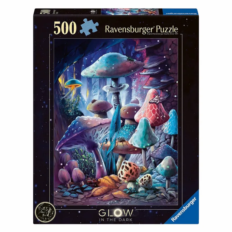 puzzel Moonlight Mushrooms (starline) - Legpuzzel - 500 stukjes from Ravensburger, Multicolour edition – box 1 of 5