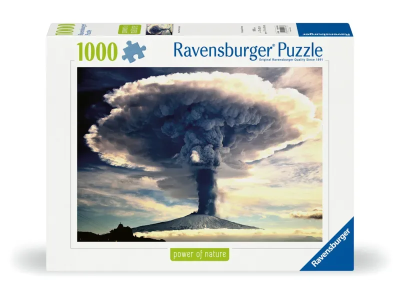 puzzel Nature Edition 23 - Vulkan Ätna - 1000 stukjes. van Ravensburger, editie Meerkleurig – doos 2 van 2