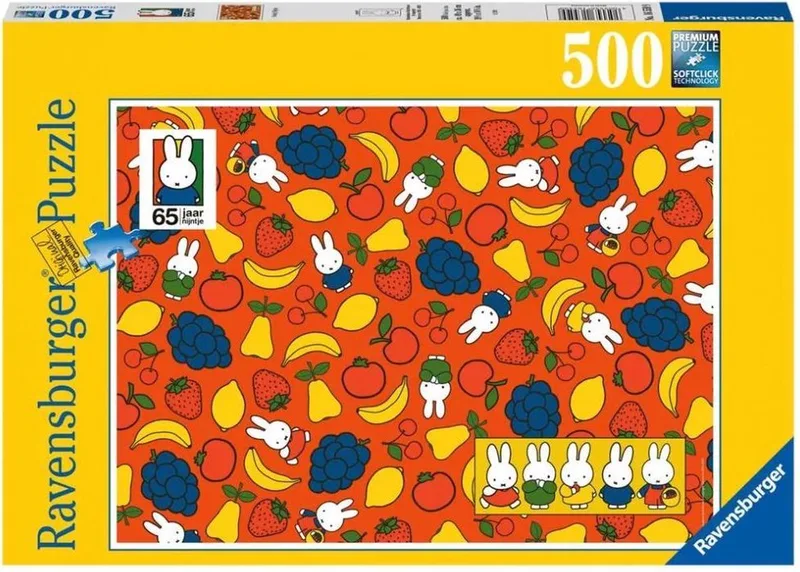 puzzel Nijntje - Legpuzzel - 500 stukjes van Ravensburger, editie Diverse kleuren – doos