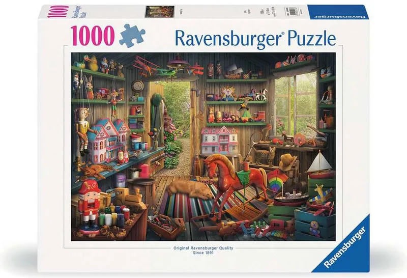 Puzzel Nostalgisch speelgoed 1000pcs from Ravensburger, Multicolour edition – box 1 of 2