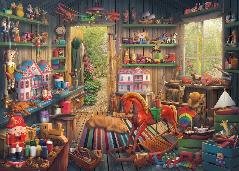 Puzzel Nostalgisch speelgoed 1000pcs from Ravensburger, Multicolour edition – box 2 of 2