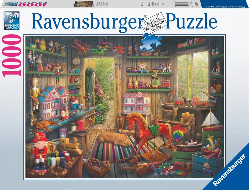 puzzel Nostalgisch speelgoed - Legpuzzel - 1000 stukjes from Ravensburger, Multicolour edition – box