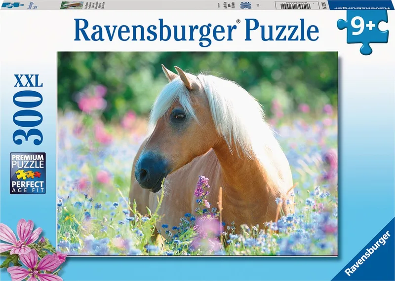 puzzel Paard tussen de bloemen - Legpuzzel - 300 stukjes from Ravensburger, Multicolour edition – box