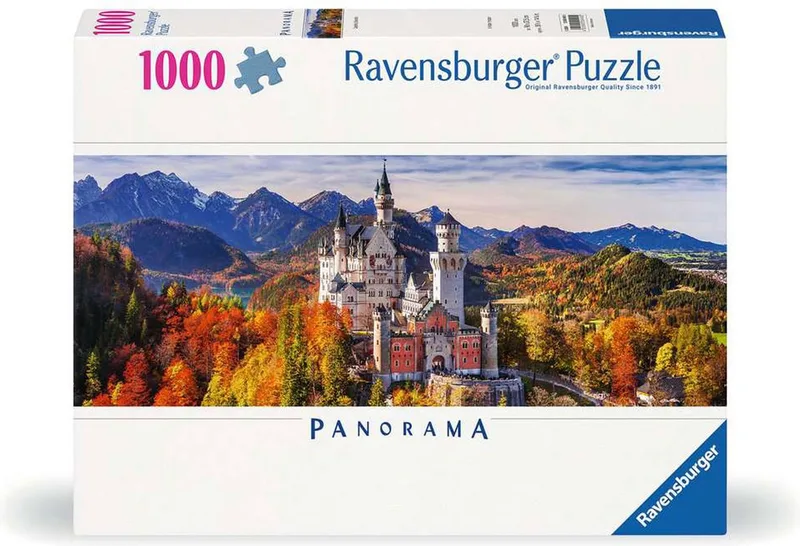 Puzzel Panorama Castello Bavaria 1000 stukjes from Ravensburger, Meerkleurig edition – box
